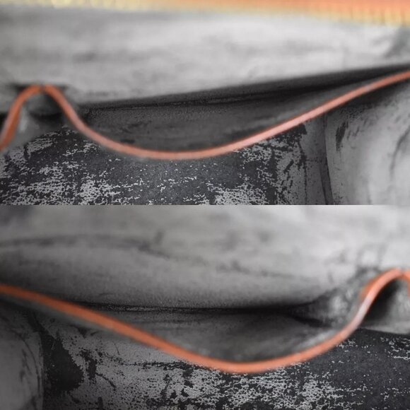 LOUIS VUITTON LV Logo Riviera Hand Bag Epi Leather Brown France M48183 67YG741 - Picture 3 of 16